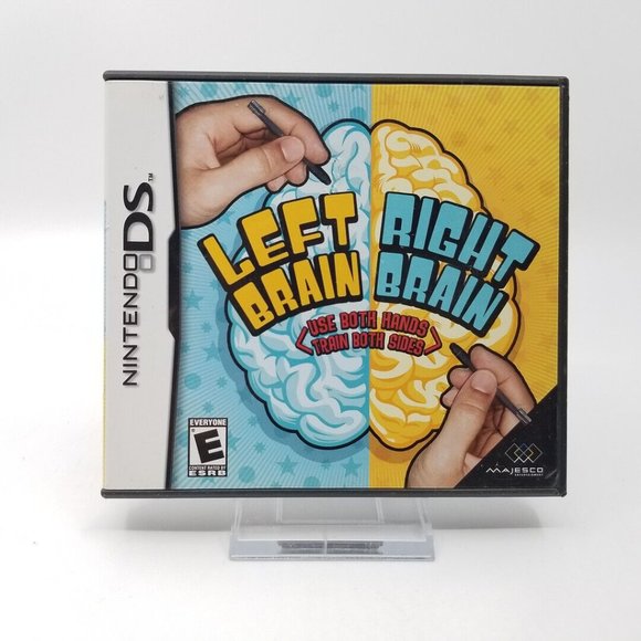 Nintendo DS Left Brain Right Brain Video Game (2007, Complete) Thinking Game - Picture 1 of 4